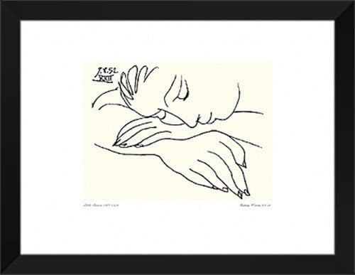 Pablo Picasso Framed Art Print 36x28 Sleeping Woman