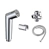 Sumerain pet shower sprayer dog shower attachment with solid brass diverter flow regulating sprayer 8 feet extra long hose chrome finish  urban country home decor