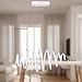 Modern Chandelier, Retractable Spiral Pendant Light, Stylish Hanging Ceiling Fixture with Adjustable Height for Hallway, Kitchen, Dining Room, Living Room, 45W Cool White