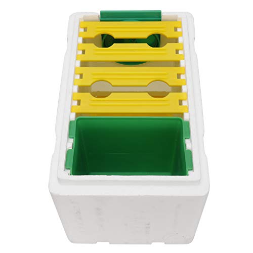 Queen Bee Mating Box Marcos de Espuma Livianos para Polinización de Jardín, Herramienta de Apicultura Fácil de Usar para Apis Mellifera, Abeja Reina China, Grupo de Apicultura,