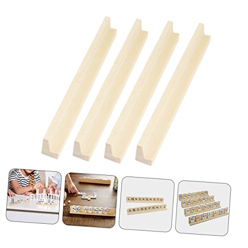 Soportes de Madera para Domino Juego x4 miniatura 7