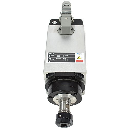 Air Cooled Er20 Collect Spindle Motor, 4 Bearing 4kw 5hp CNC Engraving Milling Grind Machine 18000Rpm 220v