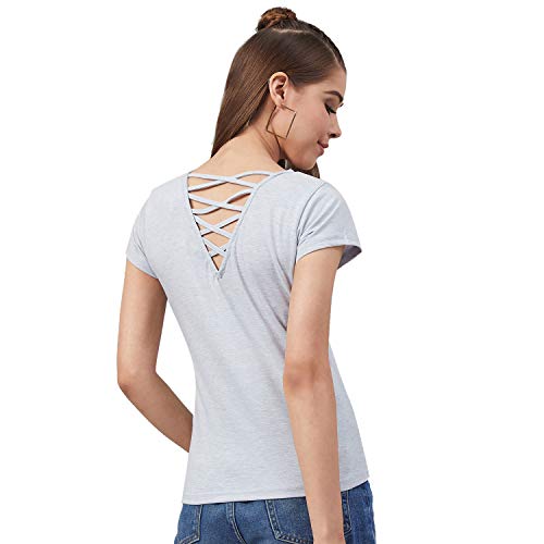 Image of Rare Women's Solid Regular Fit T-Shirt