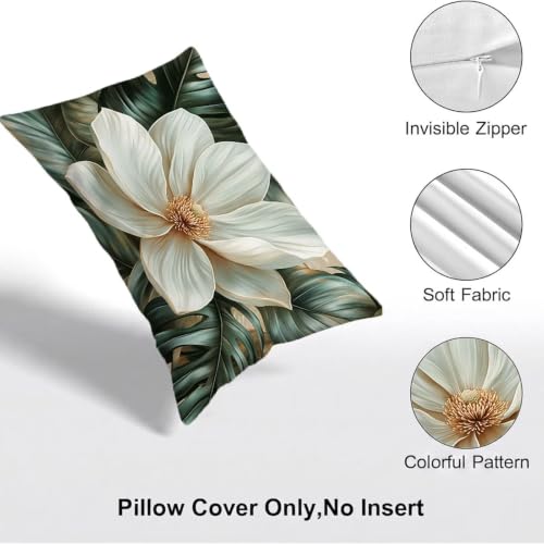 Housse coussin exterieur impermeable fini les coussins mouillés lot de 2 blanc