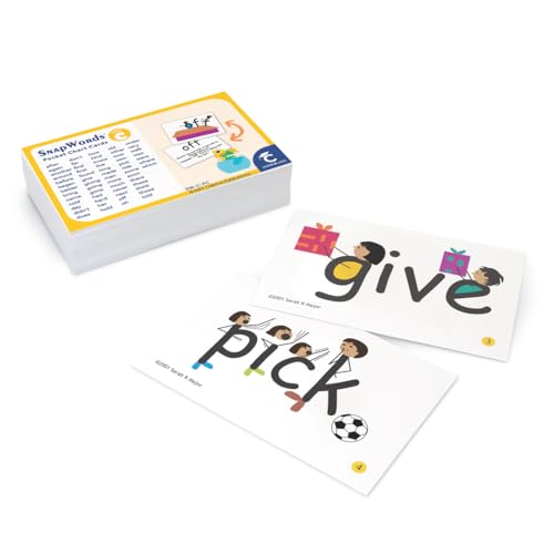 SnapWords List C Pocket Chart Cards | Multisensory | Kinesthetic | ESL | ELL Sight Word Flash Cards