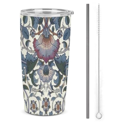 Ԃ̃Jbv William Morris ԕ Xg[&Xg[uVt }OJbv R[q[Jbv 600ml RrjJbv ^u[ XeX ۗ ۉ ԗp Wt ^  e  LN^[ lC v[g