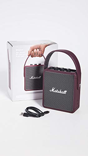 Image of Marshall Stockwell II Portable Speaker, Burgundy