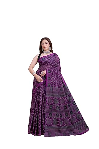 Image of TAMAIRA FASHION Mulmul Pure Cotton Saree For Woman |Office Wear Daily Wear Daily Wear Sarees For Women Without Blouse Piece(Available in 12 Colours)