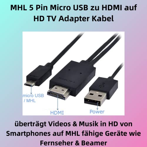 O46C 180 cm MHL 5pin Micro USB a HDMI cavo