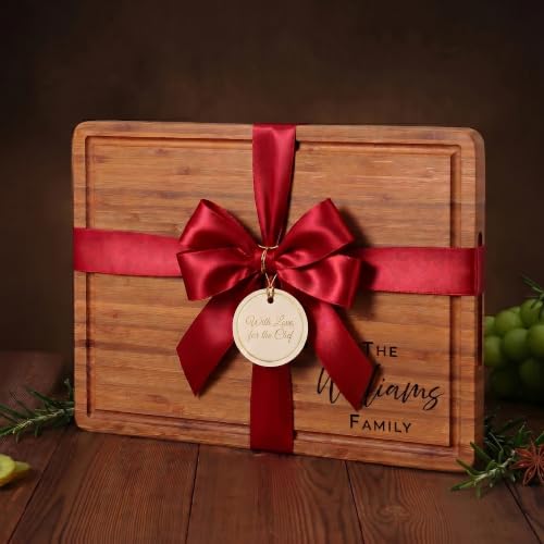 Tabla de Cortar Rectangular de Bambú Personalizada miniatura 3