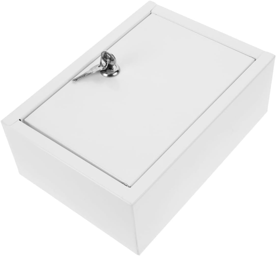 Lockable Milk Box Wall Mount Mailbox Package Box for Door Outdoor Mail Case