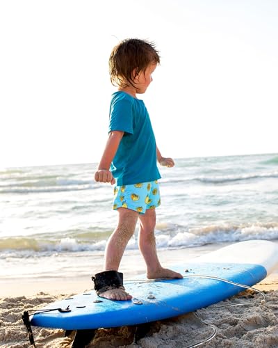 Image of SURF CUZ Surfcuz Little Boys Swim Trunks UPF 50+ Toddler Beach Shorts Swimsuit Kids Quick Dry Swimwear