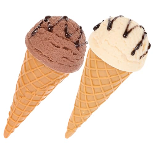 Fausse glace en cornet pour shooting photo sans fonte ni taches