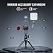 NEEWER Pocket 3 Cage, Aluminum Alloy Gimbal Camera Video Recording Rig with Built in Action Camera Accessory Adapter 1/4