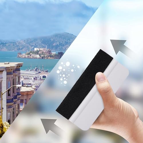 7 Stück Installations-Applikator-Kits, Mini Flexible Kunststoff Rakel mit Präzisionsmesser und Folienrakel für Folie, Folierungs Werkzeug, Folienrakel, Rakel, Fensterfolie