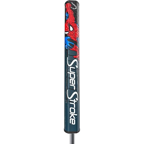 Spider-Man Golf's SuperStroke Tour 2.0 Putter Grip: Enhance Your Game with Tackiness and Precision