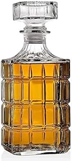 SHUKUILIUDT Carafe à Whisky Carafe à Décanter Décanteurs Whisky carafes for Les spiritueux en Verre Whisky Decanter for Les Boissons alcoolisées ou Scotch Bourbon vin 33,81 Oz