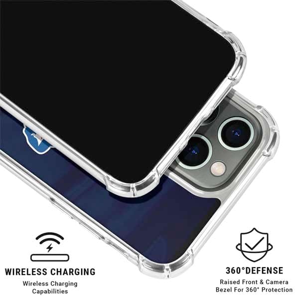 Skinit Clear Phone Case Compatible with iPhone 15 Pro - Officially Licensed NFL Buffalo Bills Design