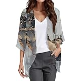 Wholesale Items Cream Kimono for Women Sunflower Beach Cover-Ups for Women Hawaiian Clothes for Women Long Cardigans for Women Lightweight Orders Placed By Me Recently Dark Gray Xl