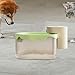 IEUDNS Cat Water Pet Watering Bowl Low Noise Accessories Travel Supply 2.5L with Multi Layer for Indoor Cats Kitten, Green