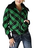  AJC Süsse Karojacke Grün Kariert Gr. 44