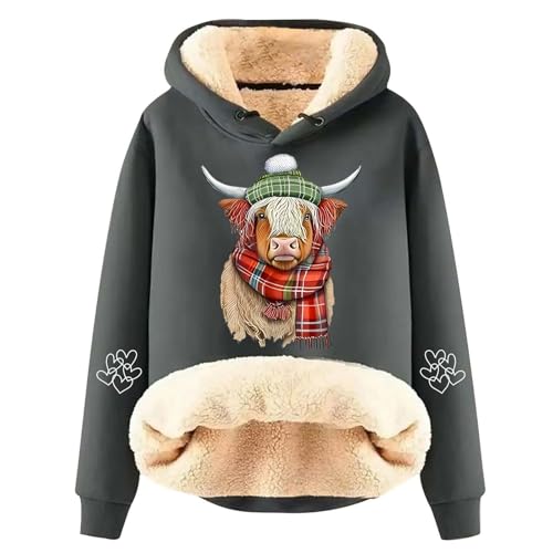 Sweat à Capuche Femme Coton Doux et Moelleux avec Coupe Régulière Élégante