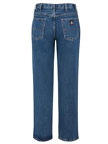 Bulwark Men's Flame-Resistant Relaxed-Fit Stone-Washed Jean3