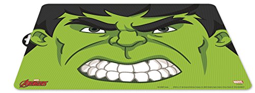 ALMACENESADAN 0405, Mantel Individual Character Hulk; Dimensiones 43x29 cms; Producto de plástico Reutilizable; Libre bpa.