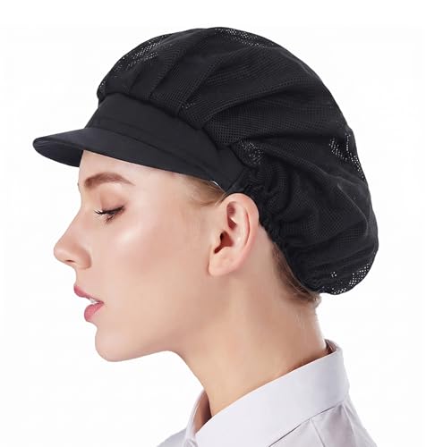 Nanxson 3pcs Chef Hat Kitchen Cooking Chef Cap Food Service Hair Nets CF9033