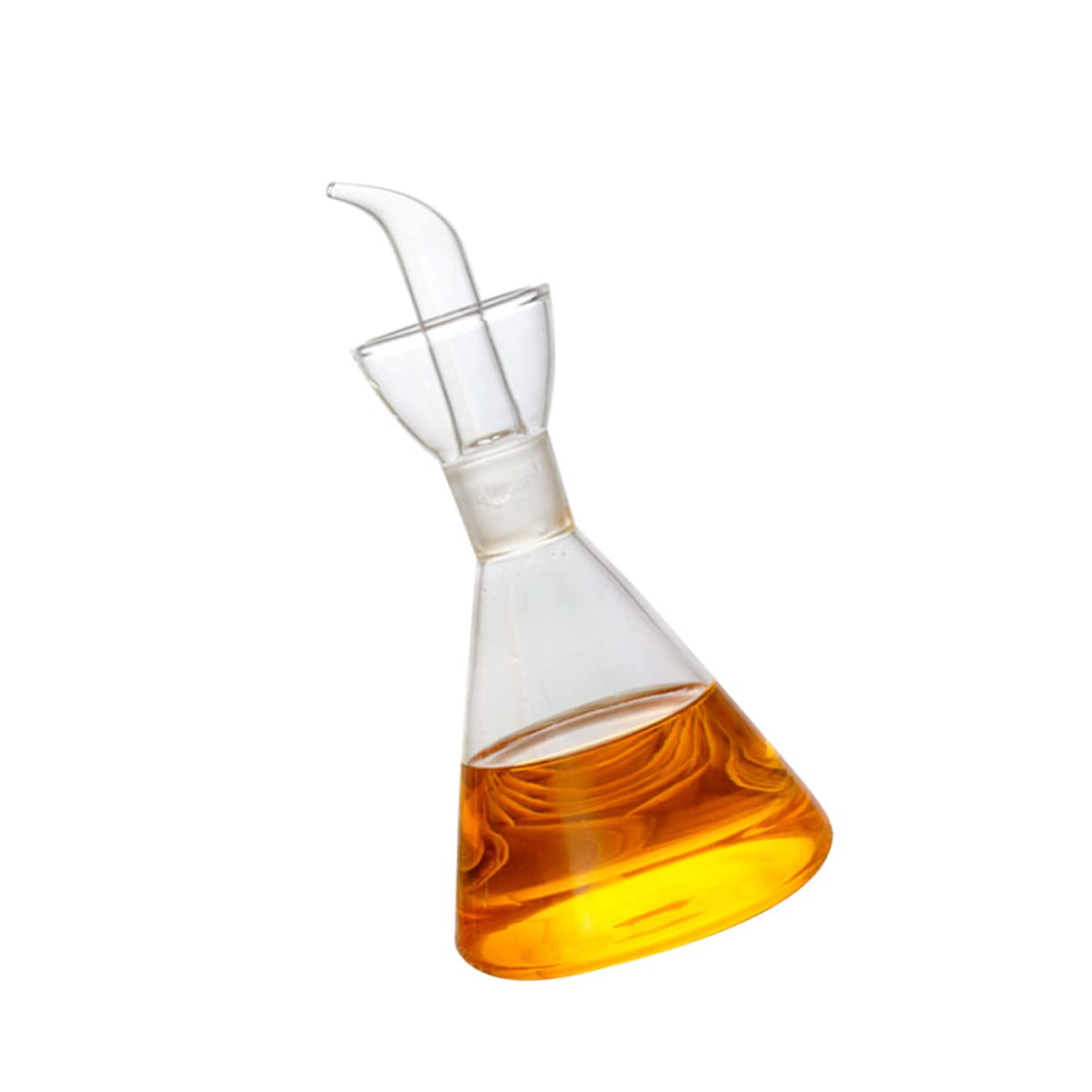 Dispenser Per Olio in Bottiglia Di Vetro Con Beccuccio Antigoccia Per Versare Olio D'oliva e Condimenti Senza Aloni