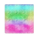 ODAWA Anti-scratch Lens Camera Wrap 13.8. In, Colorful Gradient Rainbow Colors Travel Makeup Bag Organizer, Easy-Storage Magic Cloths for Camera