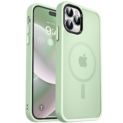 Image of MOCCA Magnetic Shockproof for iPhone 14 Pro Max Case,Light Green