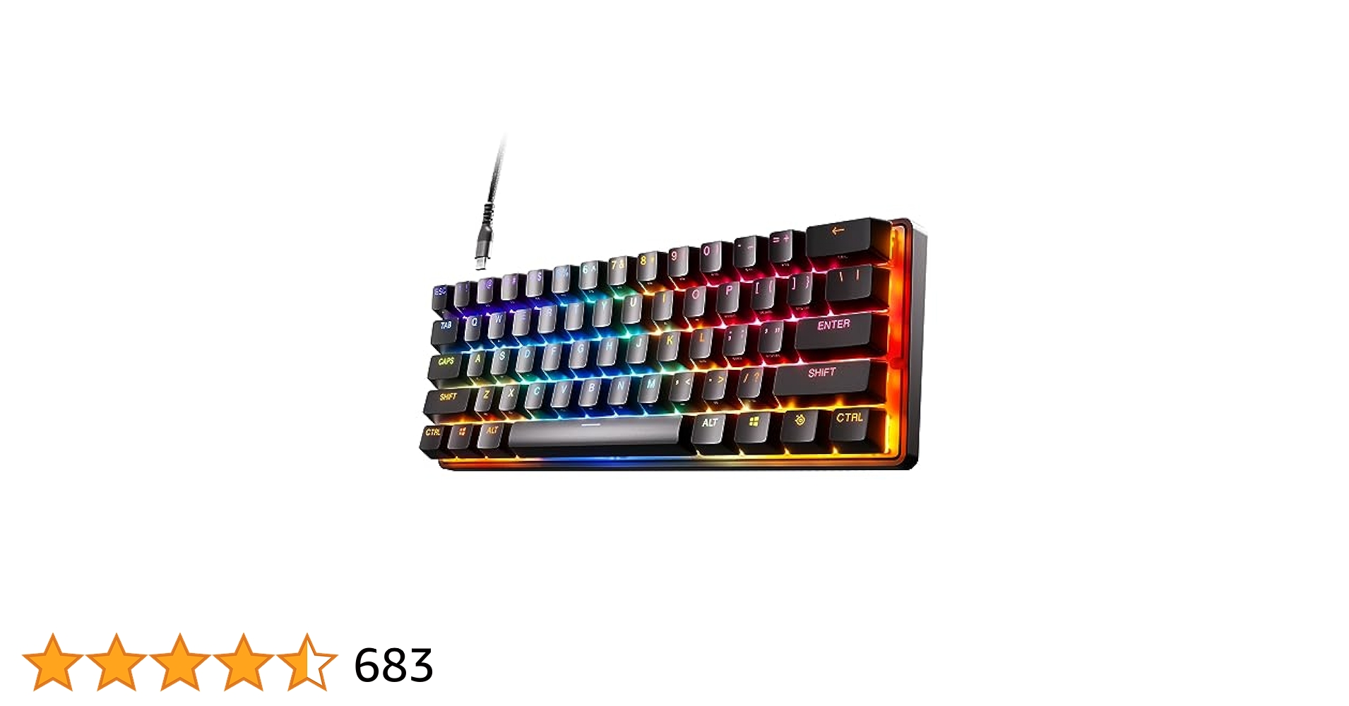SteelSeries キーボード Apex 9 Mini JP 64830 41CxgwHb7CL.jpg
