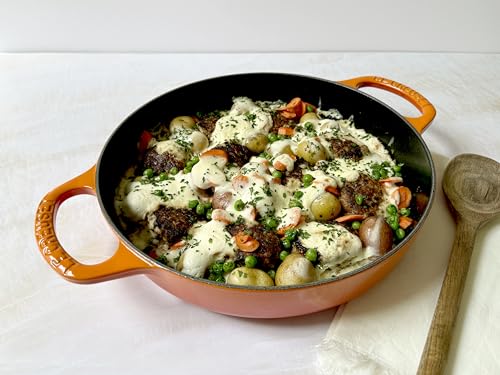 Image of Le Creuset Enameled Cast Iron Signature Everyday Pan, 11 inch, Flame