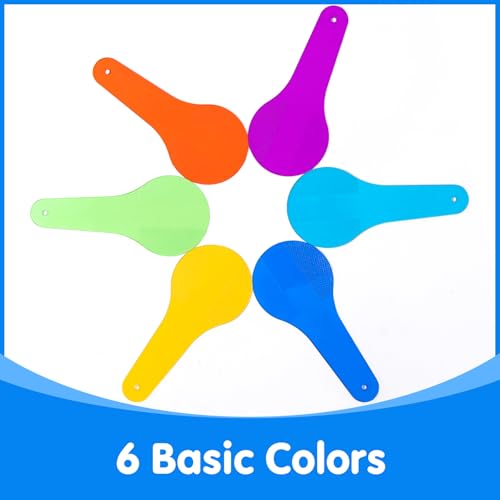 Image of 18 Pcs Color Paddles - Engaging Color Mixing Toy for Kids (Pack of 3)