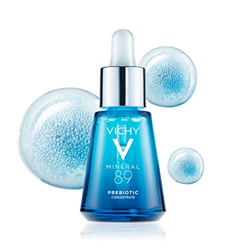Vichy Mineral 89 Niacinamide Serum, Skin Strengthening Prebiotic Concentrate and Anti-Aging Face Serum for Brightening and Fine Lines