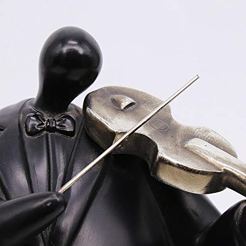 Black Music Puppet Resina Decorazioni per la casa Accenti Personaggi Carini Soggiorno Camera da Letto Decorazione Oggetti Ornamento Artigianato Matrimonio Creativo Regali di Compleanno (col