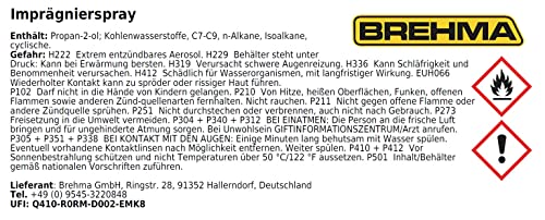 BREHMA 6X Imprägnierspray, Imprägnierung, Textilien, Zelte, Cabriodächer, Markissen, Wasser- und schmutzabweisend - Image 5