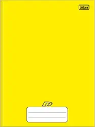 Tilibra Universitário D+ - Caderno Brochura Capa Dura, 200x275mm, 96 Folhas, Amarelo