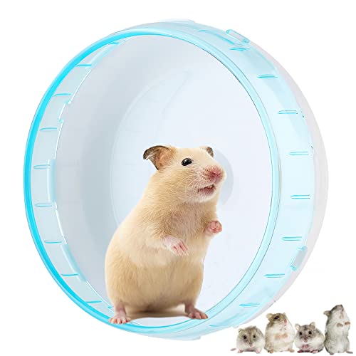 iFCOW Hamster Running Wheel, 21 cm Pet Mouse Mice Gerbil Rats Silent Running Spinner Exercise Wheel Toy (Bracket NOT INCLUDED)