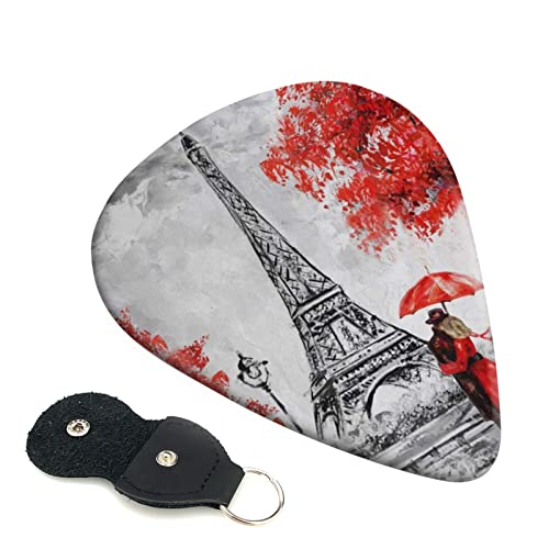 Tower Paris Painting Set de 6 médiators pour guitare acoustique, guitare électrique, basse, ukulélé – fin, moyen et… - Les Beatles, Paul McCartney, John Lennon, RIngo Starr, George Harrison Tower Paris Painting Set de 6 médiators pour guitare acoustique, guitare électrique, basse, ukulélé – fin, moyen et…