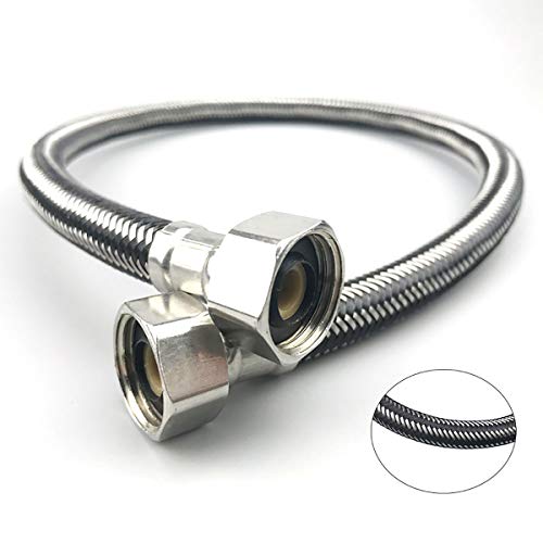 304 Stainless Steel Braided Hose Flexible Drain Pipe Sink Basin Pipe Hose Water Plumbing Pipe for Toilet Taps - Image 3