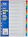 Office Plus hj-21p – Separatore alfabetico in polipropilene con 20 fogli di lettere, 1 unità