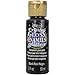 DecoArt Americana Crystal Gloss Enamel Glitter Paint, 2-Ounce, Black