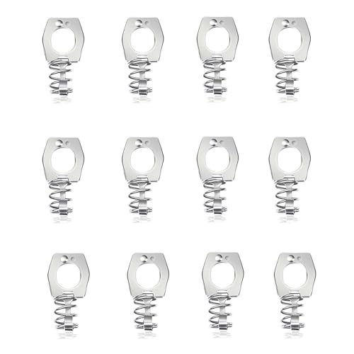 RVPNR 12 Pieces Stainless Steel Modern Silver Cam Lock, RV Water Heater Lock, Door Latch Fastener