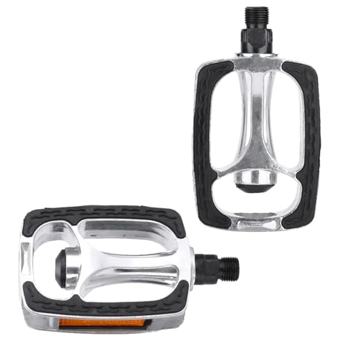 TIANLIN Pedales Bicicleta Plataforma MTB - Antideslizantes de Aluminio con Reflejante, Diseño Seguro para Montaña y Uso Urbano