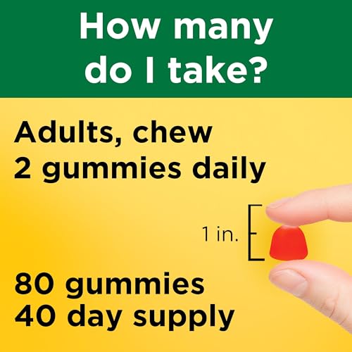 Nature Made Vitamin D3 5000 IU per Serving, 80 Vitamin D Gummies - Image 5