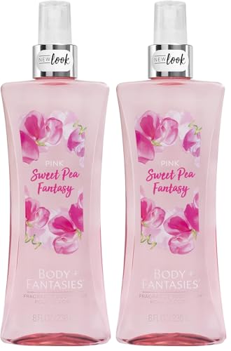 Image of Body Fantasies Parfums De Signature for Women Sweet Pea Fantasy Body Spray 8.0 Oz, 8 Oz (Pack of 2)