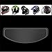 wojonifuiliy Universal Motorrad Helm Antibeschlag Folie, Motorradhelm-Objektiv,Motorradhelm Visier Aufkleber,Schutzbrille, Aufkleber, Helmvisier für Motorrad