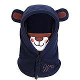 kapuzenmütze kinder stricken Material - Diese Sturmhauben-Gesichtshaube besteht aus 2-lagigem, superwarmem und weichem Polarfleece, weich und warm, leicht und feuchtigkeitstransportierend, hautfreundlich. Passen Sie es bequem an den Kopf Ihres Kindes an, um die Wärme zu erhalten. Diese Sturmhaube ist eine kinderfreundliche Mütze, die Ihre Kinder im Winter warm und bequem hält.